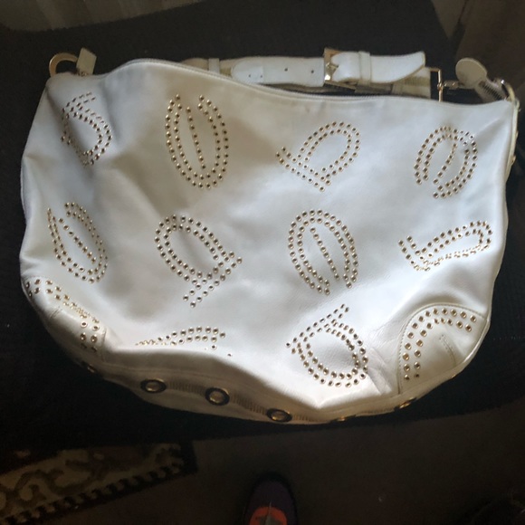 4-sale Bebe Leather Extra Large Hobo Purse- 689 $70 or $65 w/offer - Picture 2 of 6